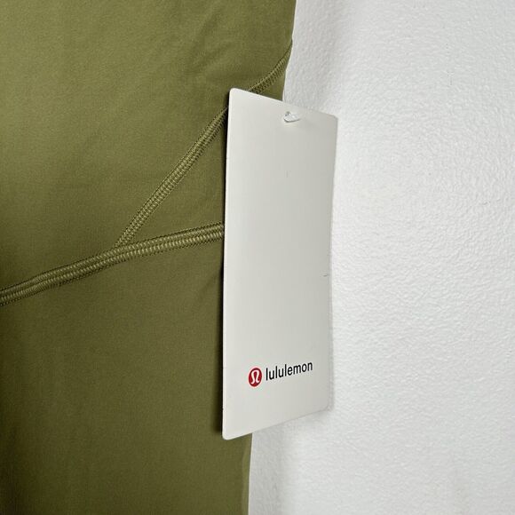 NW Lululemon Align Bodysuit 25" Bronze Green Legging Jumpsuit Size 6 - Picture 2 of 6